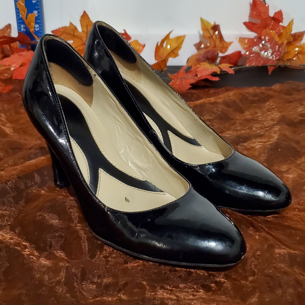 Naturalizer CLAVA, Gloss Black Heel, Size 7.5